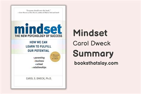 Mindset by Carol Dweck | Book Summary