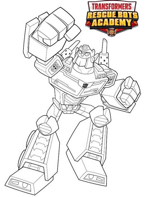 Kids-n-fun.com | Coloring page Transformers Rescue Bots Optimus Prime Bot