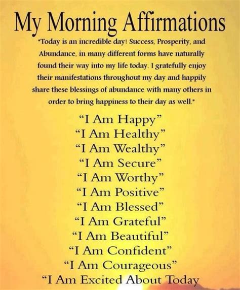 10 Best Daily Positive Affirmations For Success, Peace & Happiness In Life Positive Affirmations ...