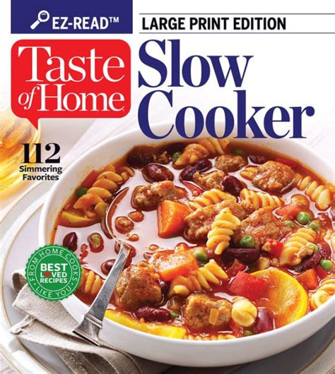 Taste of Home EZ Read Large Print Slow Cooker by Taste of Home ...