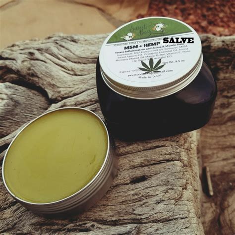 NEW HEMP OIL BALM w/ MSM (SULFUR) - ANIMAL FREE ~ JOINTS ARTHRITIS PAIN SALVE ⋆ Atlanta ...