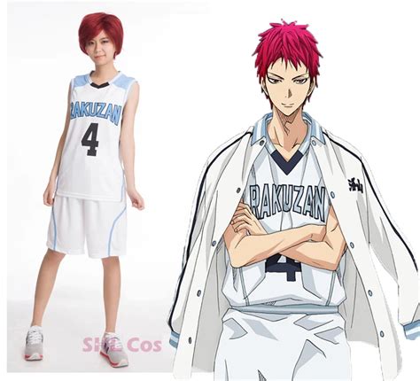 Anime Kuroko no Basuke Rakuzan Team Sports Uniform Basketball Jersey ...