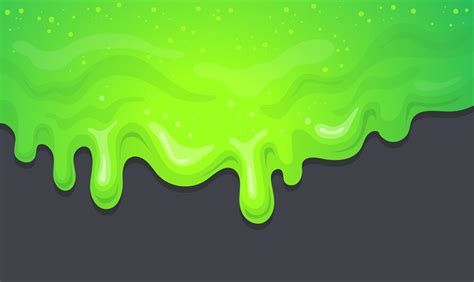 Liquid slime background. Cartoon green drip goo mucus glitter texture ...