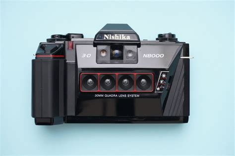 Nishika N8000 3D Quadrascopic Stereo Lenticular GIF 35mm Film Camera ...