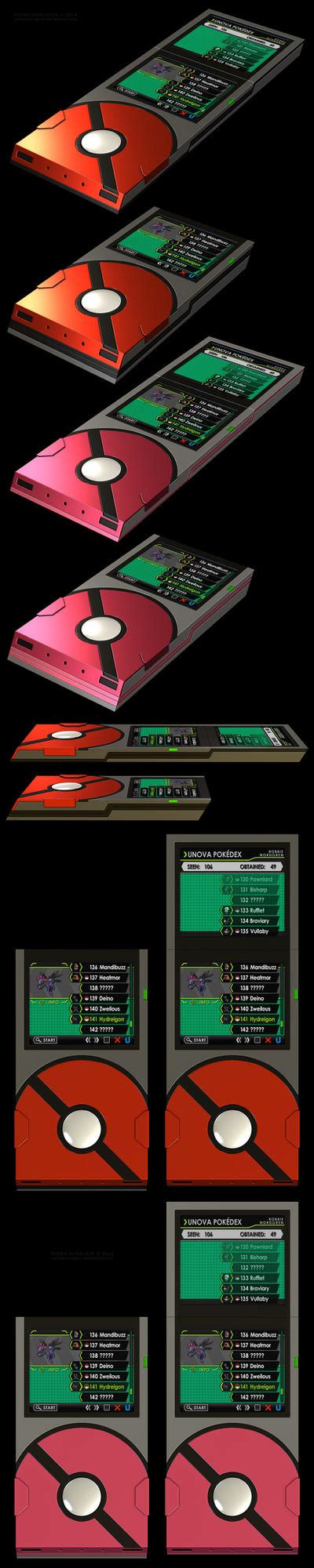 Unova Pokedex 3D, 5th Generation by robbienordgren on DeviantArt