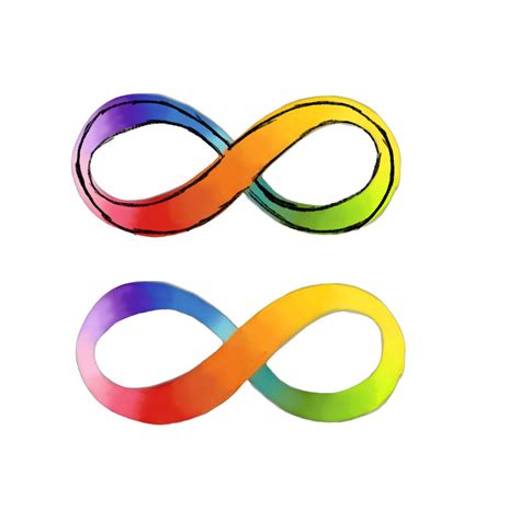 Rainbow Infinity Symbol Clipart Rainbow Infinity Symbol Clip | Etsy