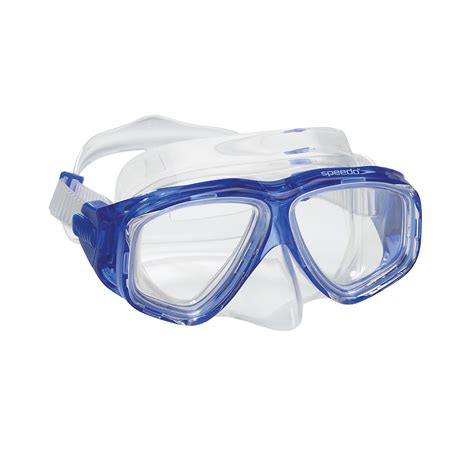 Speedo Swim Adult Recreation Dive Mask Snorkeling Swimming Goggles Blue ...