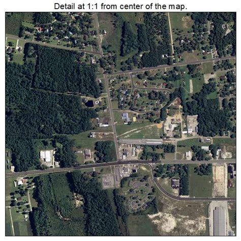 Aerial Photography Map of Alma, GA Georgia