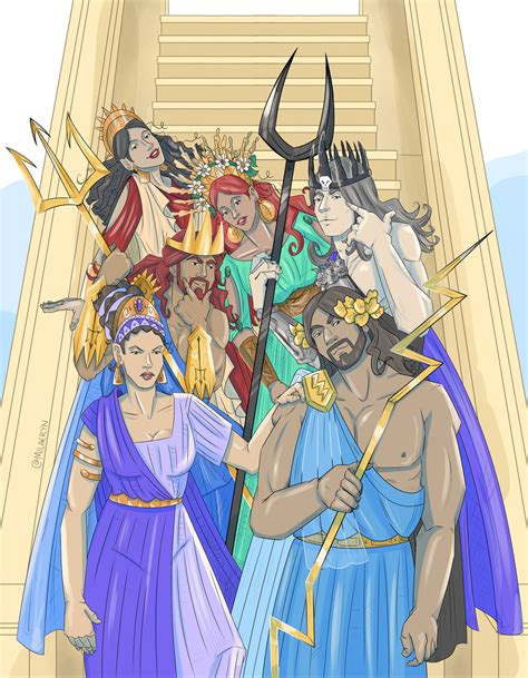 milaeryn - Some greek gods! Zeus, Hera, Hades, Demeter,...