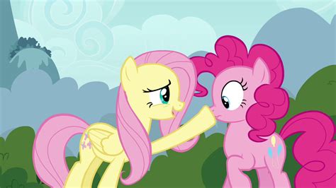 Image - Fluttershy and Pinkie Pie "don't want to startle them" S4E16.png - My Little Pony ...