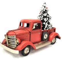 CHRISTMAS CAR - RUSTY RED UTE - SMALL Christmas Decoration ...