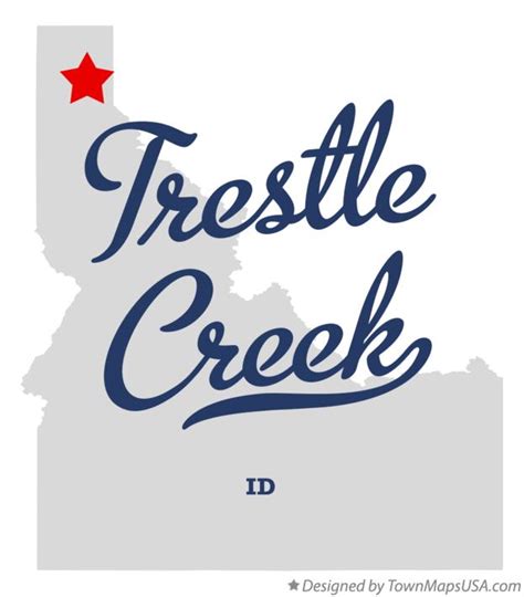 Map of Trestle Creek, ID, Idaho