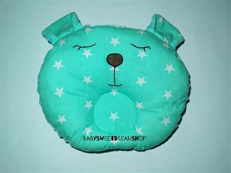 Children pillowcase Mint green pillows Baby name pillow Travel | Etsy