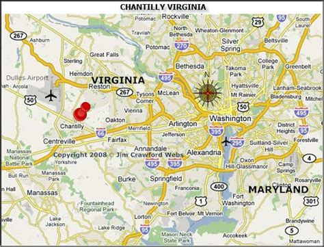 Chantilly Virginia Map | Chantilly Virginia is a Great Location ...