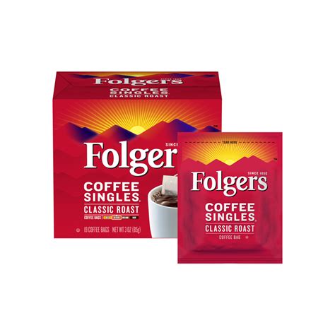 Classic Roast® Coffee Singles | Folgers®