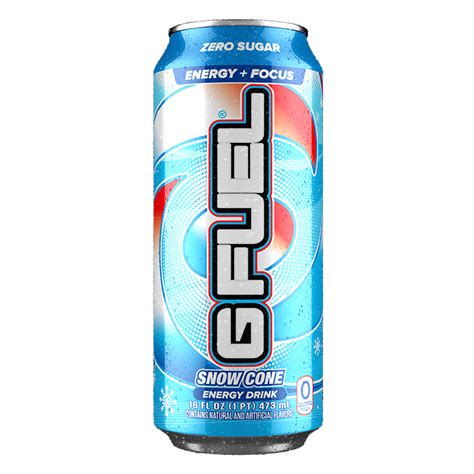 G FUEL Cans | 16 oz Carbonated Energy Drink