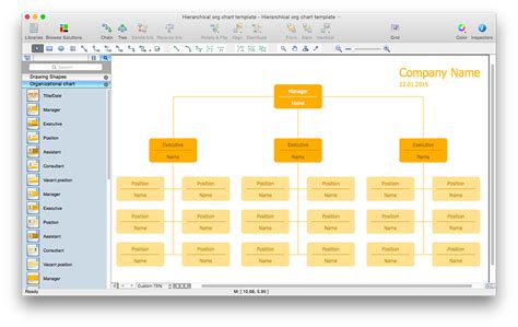 Create a Hierarchical Organizational Chart | ConceptDraw HelpDesk