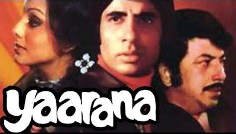 Tere Jaisa Yaar Kahan Song Lyrics from movie Yaarana - Glamsham