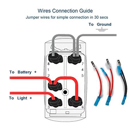 Xislet LED Light Bar Rocker Switches Replace for ATV Polaris Ranger RZR 800-1000 XP Turbo Can Am ...