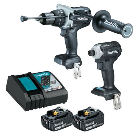 Makita Black Brushless Drill & Impact Driver Combo Kit - Cordless Tool Packs | Mitre 10™