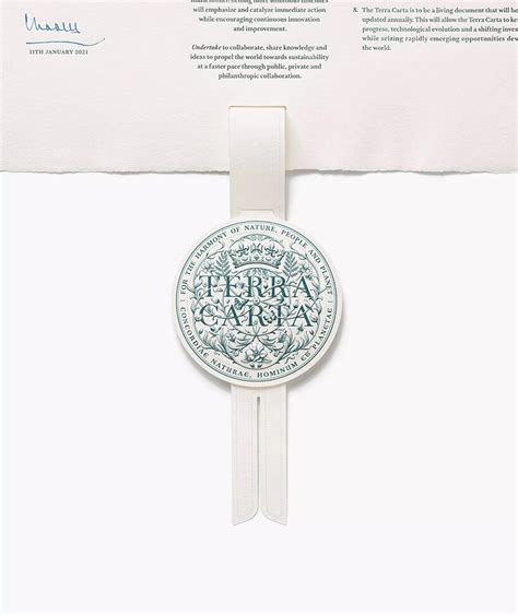 jony ive & LoveFrom design the terra carta seal, an award for ...