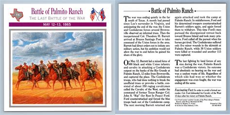 The Last Battle Of The War - Battle Of Palmito Ranch - Battles 1865 ...