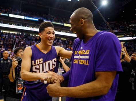 Kobe Bryant gifts Devin Booker with signed sneakers saying 'Be legendary' | Larry Brown Sports