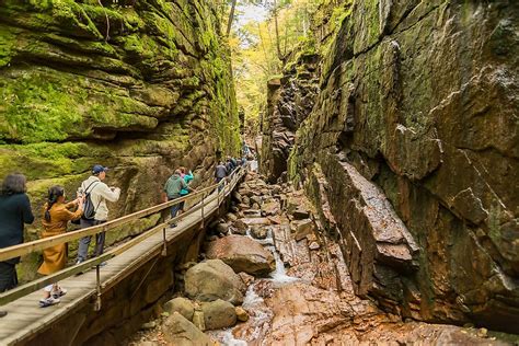 Flume Gorge, New Hampshire - WorldAtlas