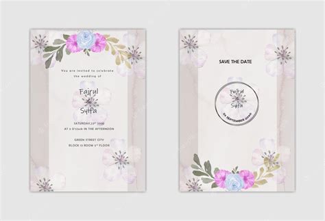 Premium PSD | Wedding invitation save the date thank you rsvp card design template psd