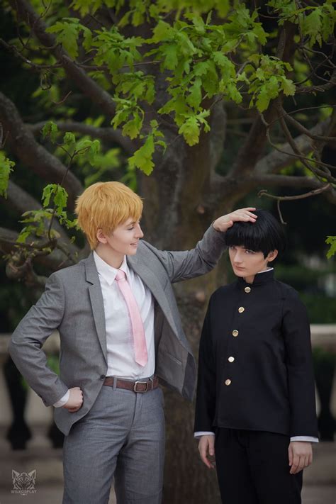 [Self] Shigeo Kageyama and Reigen Arataka from Mob Psycho 100, photo by WORLD by HOKA