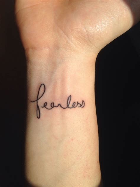 #fearless tattoo on Tumblr