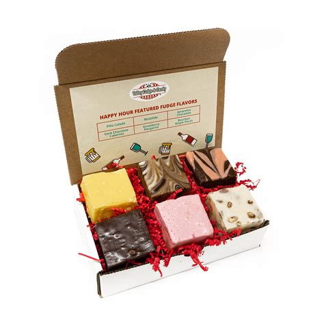 Buy Valley Fudge, Assorted Gift Box, Happy Hour, Fresh Artisan Fudge ...