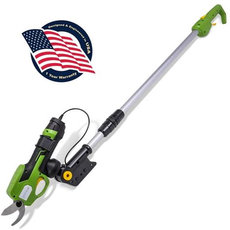 SereneLife PSPR190 - Cordless Power Pruner with Telescopic Handle ...