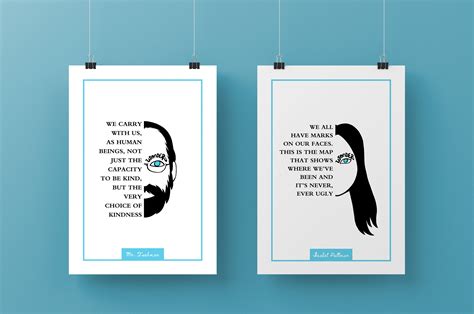 Wonder Book/movie Poster Wonder Novel Quotes 10 Posters 2 Color ...