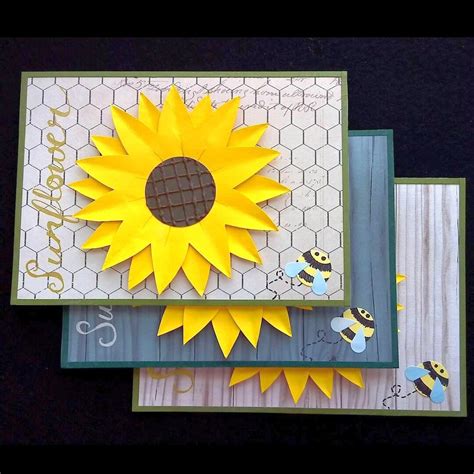 Sunflower Birthday Card - Etsy