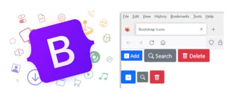 Bootstrap 5.0 Buttons with Icon and Text - DEV Community