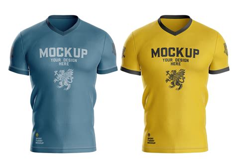 Men's Sports T-Shirt Mockup Gráfico por Roverto Castillo · Creative Fabrica