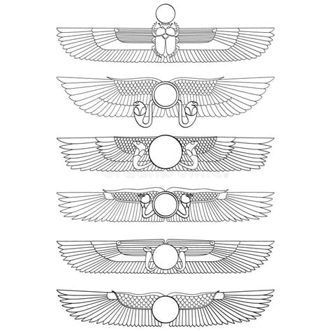 Egyptian Icon Wings Stock Illustrations – 773 Egyptian Icon Wings Stock Illustrations, Vectors ...