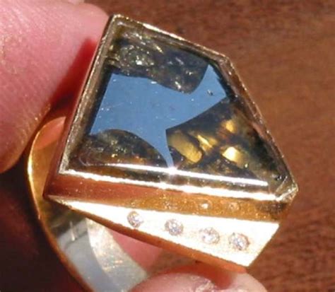 PALLASITE RING, PALLASITE JEWELRY