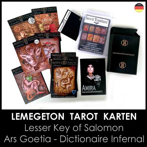 lemegeton demons seal tarot card cards deck dark grimoire vintage oracle rare v1 | eBay