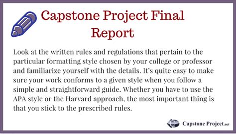 Capstone Project Report – Top Tips on Creating & Expert Help