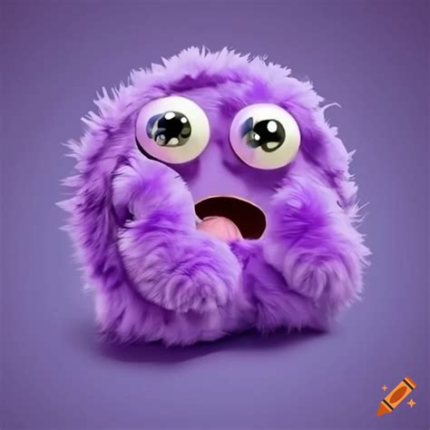 Silly purple emoji on Craiyon