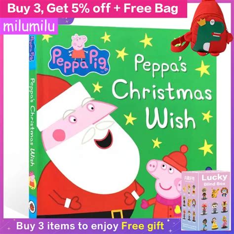 milumilu Peppa Pig: Peppa's Christmas Wish Aklat Original English Picture Book Early Education ...