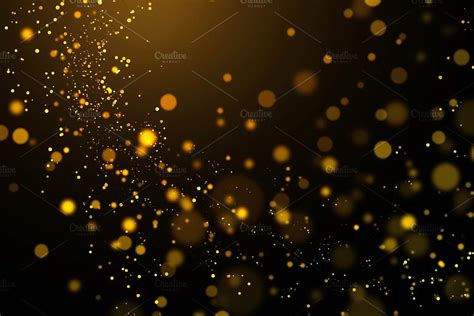 Gold Glitter Light Bokeh Background. | Bokeh background, Gold glitter background, Light ...