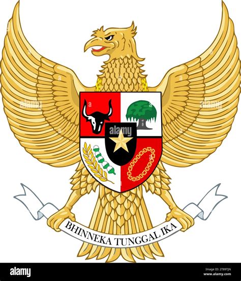 Garuda pancasila symbol, garuda indonesia logo vector Stock Vector Image & Art - Alamy