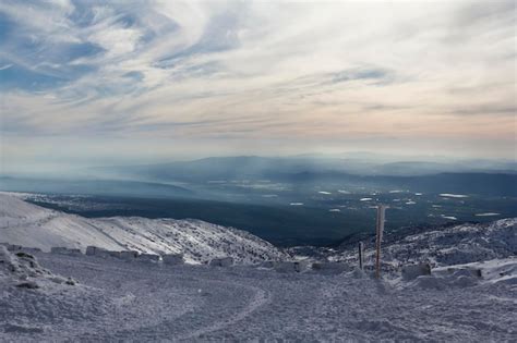 Premium Photo | Mount hermon in the snow, israel