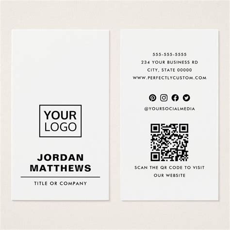 TheStationeryShop: products on Zazzle | Qr code business card, Graphic design business card ...