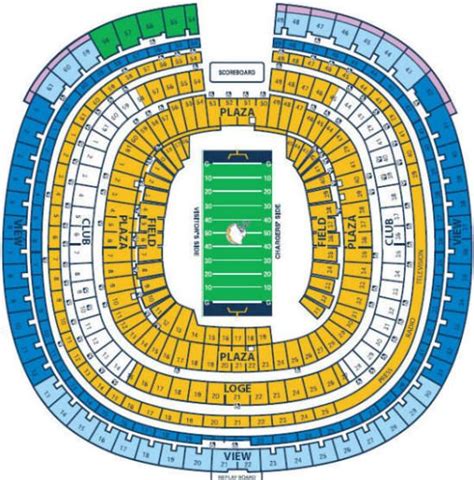 Jean Jensen Gossip: Chargers Stadium Seat Map