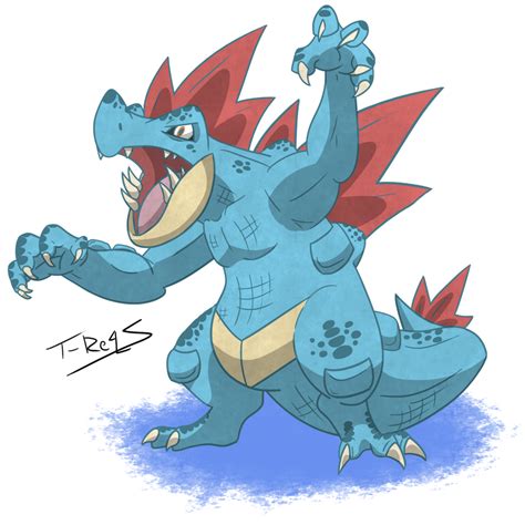 Feraligatr by T-Reqs on DeviantArt