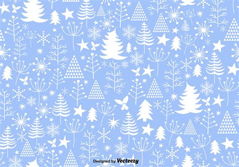 Blue Winter Christmas Seamless Pattern 126190 Vector Art at Vecteezy